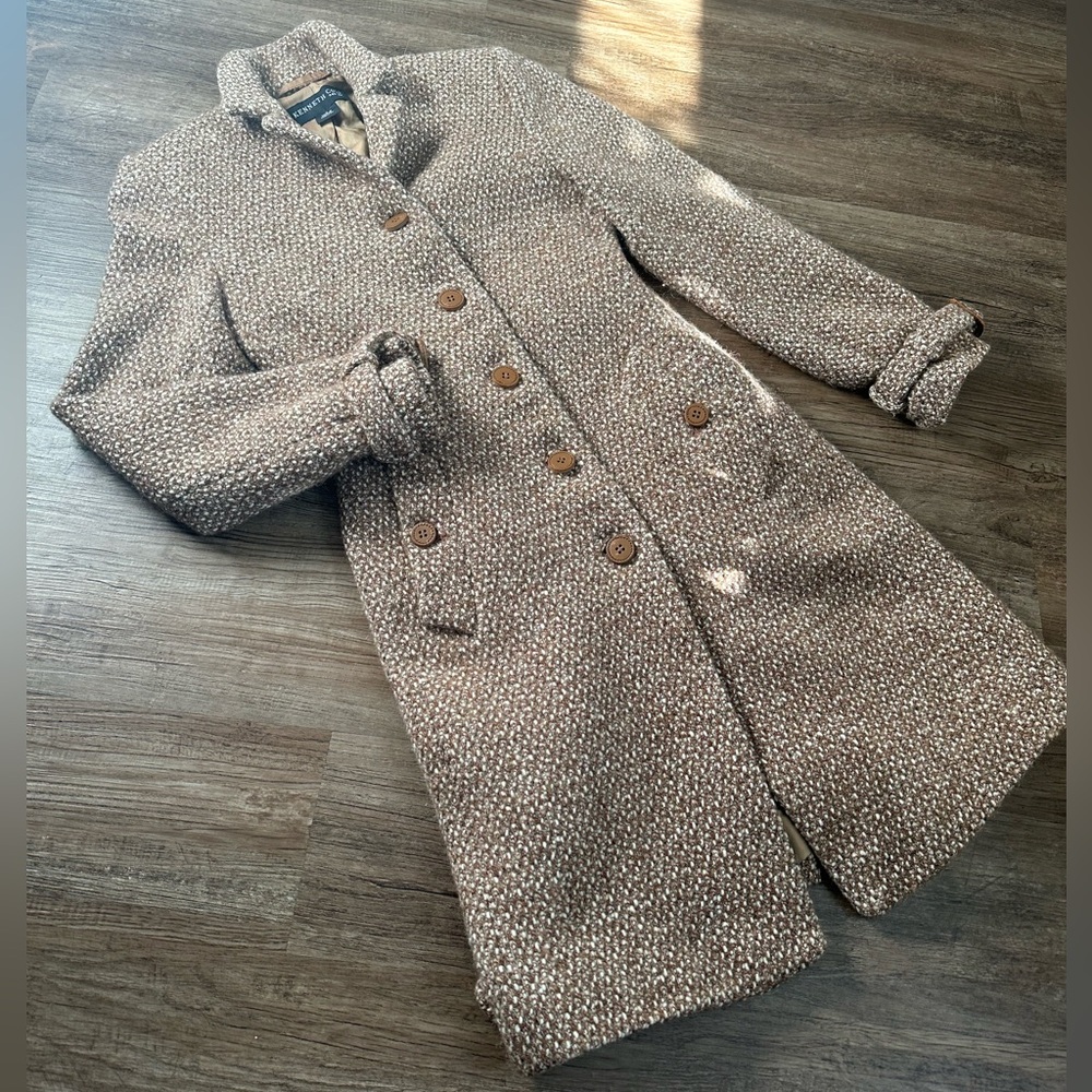 Kenneth Cole New York Brown Teddy Coat